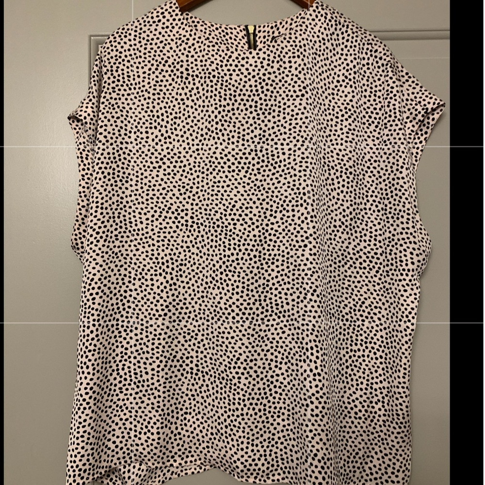 Express animal print gramcery tee
